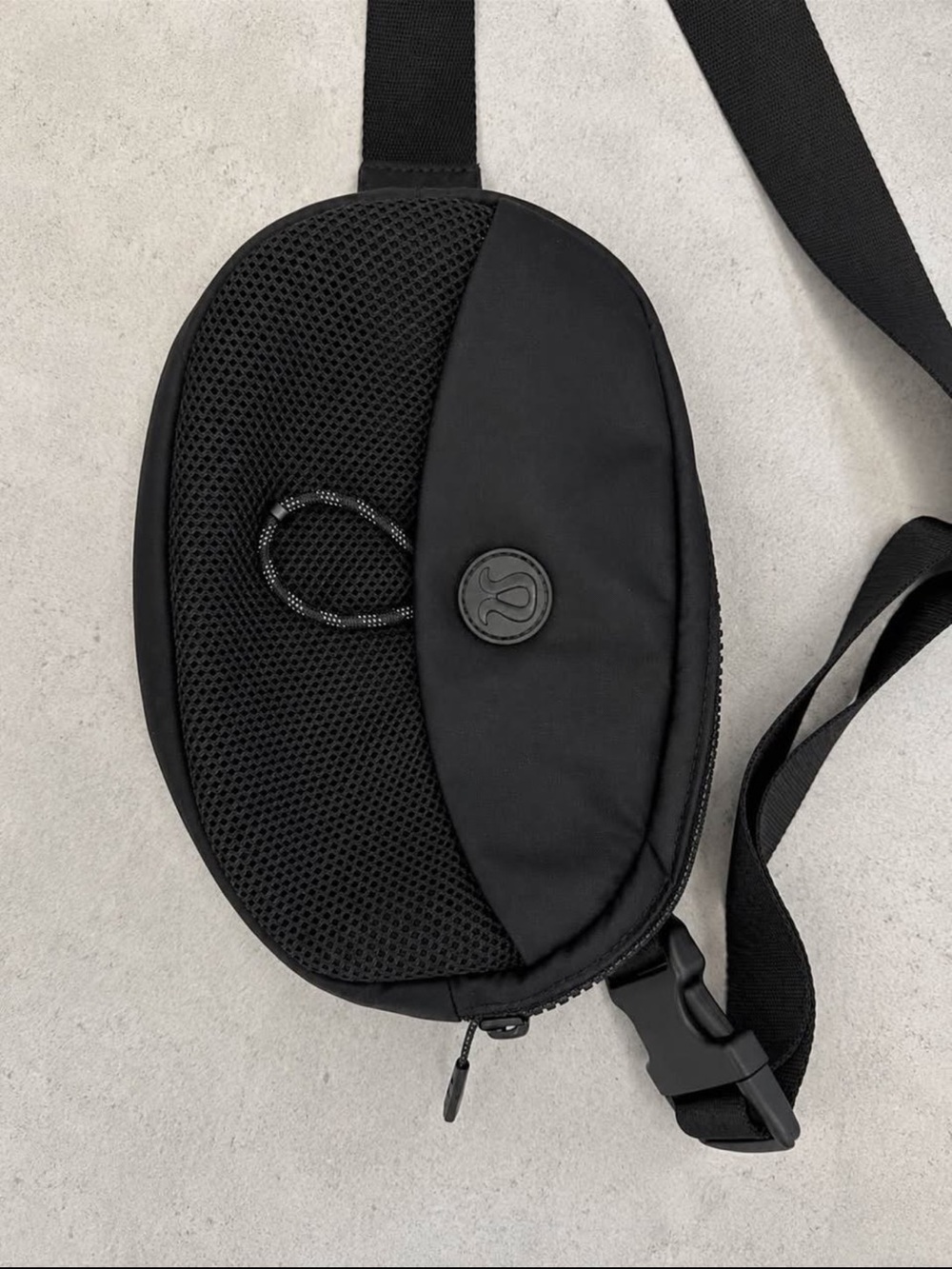 lululemon athletica Black Crossbody Belt Bag